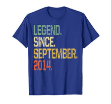 Ladda upp bild till gallerivisning, Legend Since September 2014 T-Shirt- 5 Years Old Shirt Gift 100523