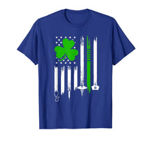 Ladda upp bild till gallerivisning, American Flag Shamrock Nurse St Patrick's Day Gifts TShirt466086