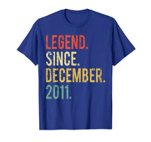 Ladda upp bild till gallerivisning, 8 years old Gifts Shirt- Legend Since December 2011 T-Shirt 563297