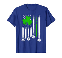 Ladda upp bild till gallerivisning, American Flag Shamrock EMT St Patrick's Day Gifts TShirt475440