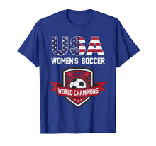 Ladda upp bild till gallerivisning, USA World Champions 2019 Tee United States 2019 Soccer Gift T-Shirt 447708