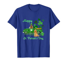 Ladda upp bild till gallerivisning, Cocker Spaniel Riding Green Truck St Patrick's Day Gifts T-Shirt-1276226