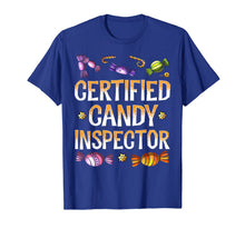 Ladda upp bild till gallerivisning, Certified Candy Inspector Shirt Funny Halloween Costume T-Shirt 301205