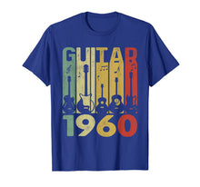 Ladda upp bild till gallerivisning, Distressed Vintage Guitar 1960 60th Birthday Gifts Guitarist T-Shirt-5350111