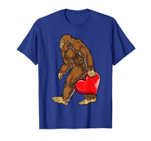 Ladda upp bild till gallerivisning, Bigfoot Heart Funny Valentines Day Men Love Sasquatch Gifts T-Shirt-418972