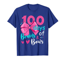 Ladda upp bild till gallerivisning, 100 Days Of Brains Bows 100th Day Of School Gifts Kids Girls T-Shirt-4050266