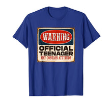 Ladda upp bild till gallerivisning, Funny 13th Birthday T Shirt Official Teenager 13 Years Old 171467