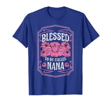Ladda upp bild till gallerivisning, Blessed To Be Called Nana Cute Floral Christmas Gifts T-Shirt-1859848