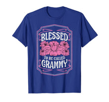Ladda upp bild till gallerivisning, Blessed To Be Called Grammy Cute Floral Christmas Gifts T-Shirt-3159722