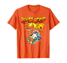 Ladda upp bild till gallerivisning, Roast Beef Cow On Beach Vacation Sun Tan Kids Men Women T-Shirt 135688