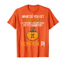 Ladda upp bild till gallerivisning, Funny Pumpkin Pi Halloween Costume Math Teacher Gift T-Shirt 81426