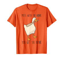 Ladda upp bild till gallerivisning, Mess With The Honk You Get The Bonk Funny Duck T-Shirt