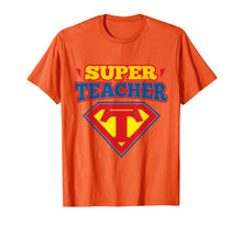 Ladda upp bild till gallerivisning, Superteacher Superhero Funny Teacher Gift idea T-shirt T-Shirt 75544