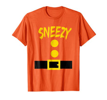 Ladda upp bild till gallerivisning, Dwarf Costume T-Shirt - Funny Halloween Gift Idea - Sneezy 36346