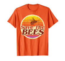 Ladda upp bild till gallerivisning, Save The Bees Tshirt Women Men Vintage Retro Distressed Gift 561582