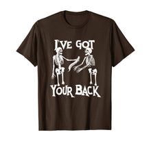 Ladda upp bild till gallerivisning, Halloween I Got Your Back Skeleton T-Shirt 289856