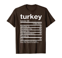 Ladda upp bild till gallerivisning, Funny Turkey Nutrition Thanksgiving Costume T-Shirt 215487
