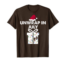 Ladda upp bild till gallerivisning, Funny shirts V-neck Tank top Hoodie sweatshirt usa uk au ca gifts for Christmas Pregnancy Announcement Gifts Unwrap In July T-Shirt 370200
