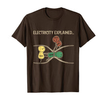 Ladda upp bild till gallerivisning, Electricity Explained Funny Ohm Volt Ampe Physics TShirt99609