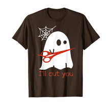 Ladda upp bild till gallerivisning, Halloween Ghost I'll Cut You Shirt Boo I Will Cut T-Shirt 133943