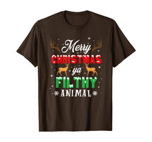 Ladda upp bild till gallerivisning, Funny shirts V-neck Tank top Hoodie sweatshirt usa uk au ca gifts for Funny Alone At Home Movies Merry Christmas You Filty Animal T-Shirt 210674