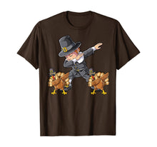 Ladda upp bild till gallerivisning, Funny shirts V-neck Tank top Hoodie sweatshirt usa uk au ca gifts for Dabbing Pilgrim Turkey Thanksgiving Day Gifts Boys Kids Dab T-Shirt 51737