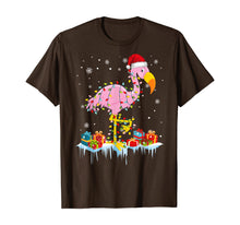 Ladda upp bild till gallerivisning, Funny shirts V-neck Tank top Hoodie sweatshirt usa uk au ca gifts for Flamingo Christmas Tree Lights T-Shirt X-Mas Ornament Decor T-Shirt 199714