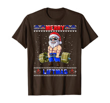 Ladda upp bild till gallerivisning, Funny shirts V-neck Tank top Hoodie sweatshirt usa uk au ca gifts for Merry Liftmas Weightlifter Santa Ugly Christmas Xmas Outfit T-Shirt 782963