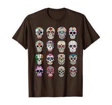 Ladda upp bild till gallerivisning, Day of the dead Sugar Skulls 2019 Halloween T-Shirt 201588