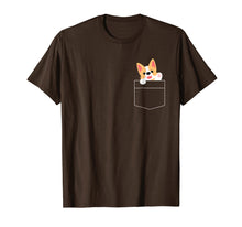 Ladda upp bild till gallerivisning, Funny shirts V-neck Tank top Hoodie sweatshirt usa uk au ca gifts for Funny Dog Lover Gifts T-shirt Cute Corgi Puppy Pocket Shirt 2267163
