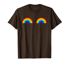 Ladda upp bild till gallerivisning, Gay Les Pride Rainbow Boobs T-Shirt LGBT Pride 23511
