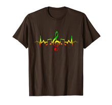 Ladda upp bild till gallerivisning, Reggae Music Heartbeat T-Shirt - Jamaica Rasta Tee Gift