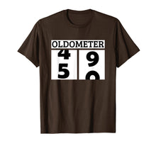 Ladda upp bild till gallerivisning, Funny shirts V-neck Tank top Hoodie sweatshirt usa uk au ca gifts for Mens Funny Oldometer 50th Birthday Counting Shirt 4158267
