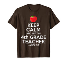 Ladda upp bild till gallerivisning, Funny shirts V-neck Tank top Hoodie sweatshirt usa uk au ca gifts for Keep Calm Let The 4th Grade Teacher Handle It Fourth T-Shirt 3066291