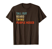 Ladda upp bild till gallerivisning, Tall Guy Beard Twins Purple Hoser Vintage T Shirt 46246