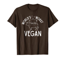 Ladda upp bild till gallerivisning, Funny shirts V-neck Tank top Hoodie sweatshirt usa uk au ca gifts for World's Worst Vegan Meat Shirt BBQ Shirt Cow Shirt 1501666