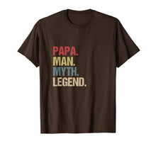 Ladda upp bild till gallerivisning, papa man myth legend t-shirt gift for father dad daddy tee T-Shirt 75963