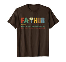 Ladda upp bild till gallerivisning, Fa-Thor Like Dad Just Way Mightier Hero T Shirt Father Gift 75389