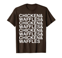 Ladda upp bild till gallerivisning, Funny CHICKEN & WAFFLES T-Shirt 897146