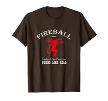 Ladda upp bild till gallerivisning, Fireball Whisky Bottle Wine Tastes Like Heaven Tshirt