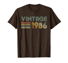 Ladda upp bild till gallerivisning, Funny shirts V-neck Tank top Hoodie sweatshirt usa uk au ca gifts for Retro Vintage 1986 TShirt 33rd Birthday Gifts 33 Years Old 3032325