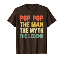 Ladda upp bild till gallerivisning, Pop-Pop The Man The Myth The Legend Vintage Daddy T-Shirt 150821