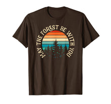 Ladda upp bild till gallerivisning, Fun May The Forest Be With You May The Fourth Hiker T-Shirt