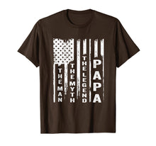Ladda upp bild till gallerivisning, The Man The Myth The Legend Grandpa Shirt US Flag 88362
