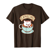 Ladda upp bild till gallerivisning, Kawaii Cat T-Shirt: Catpuccino