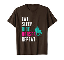 Ladda upp bild till gallerivisning, Funny shirts V-neck Tank top Hoodie sweatshirt usa uk au ca gifts for Eat Sleep Ride Horses Repeat T shirt Horseback Riding Lovers 742719