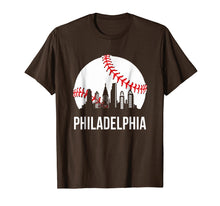 Ladda upp bild till gallerivisning, Funny shirts V-neck Tank top Hoodie sweatshirt usa uk au ca gifts for Philadelphia Downtown Baseball Philly Skyline T-Shirt 600316