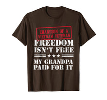 Ladda upp bild till gallerivisning, Funny shirts V-neck Tank top Hoodie sweatshirt usa uk au ca gifts for Veterans Day Grandson Grandpa Freedom Isn't Free Gift Shirt 2247927