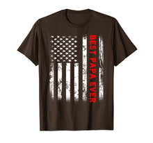 Ladda upp bild till gallerivisning, Funny shirts V-neck Tank top Hoodie sweatshirt usa uk au ca gifts for Best Papa Ever American Flag Tshirt Gifts For Dad Father 1470494