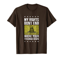 Ladda upp bild till gallerivisning, Funny shirts V-neck Tank top Hoodie sweatshirt usa uk au ca gifts for My Rights Don't End Where Your Feelings Begin T-shirt 1244128